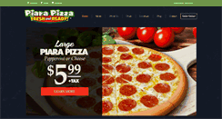 Desktop Screenshot of piarapizza.com